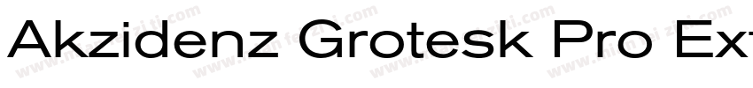 Akzidenz Grotesk Pro Extended字体转换